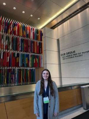 Robach attends the National Conference of the World Affairs Council as a Student Scholar